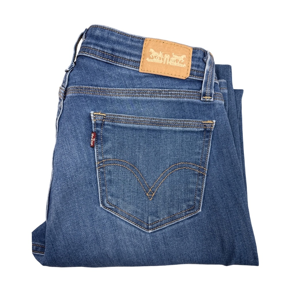 Levis 529 Curvy Bootcut Jeans Womens 4M Blue Medium Wash Denim W27 L32